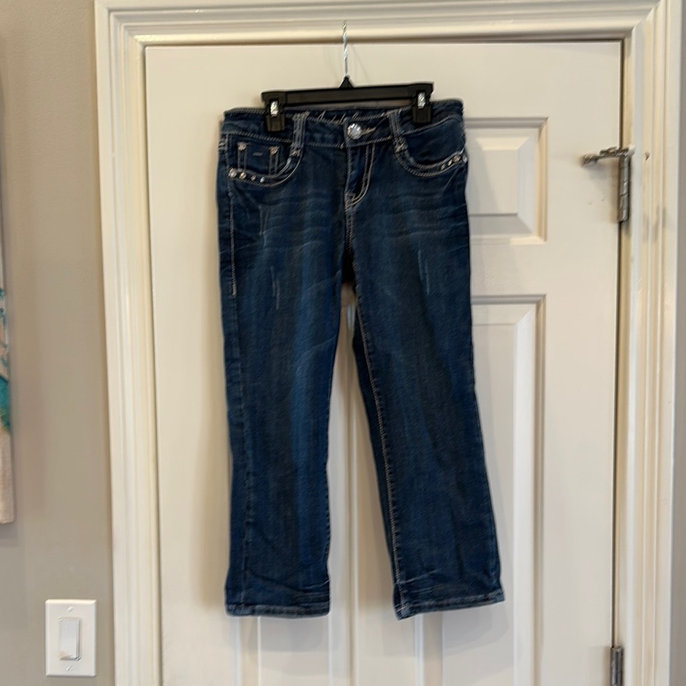 L.A. Idol Blue Cropped Jeans